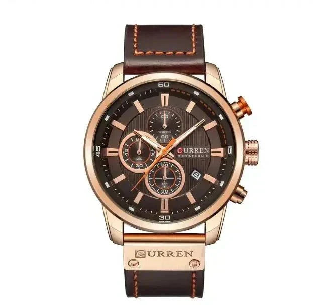 CURREN Brand Watch Men Leather Watches Men