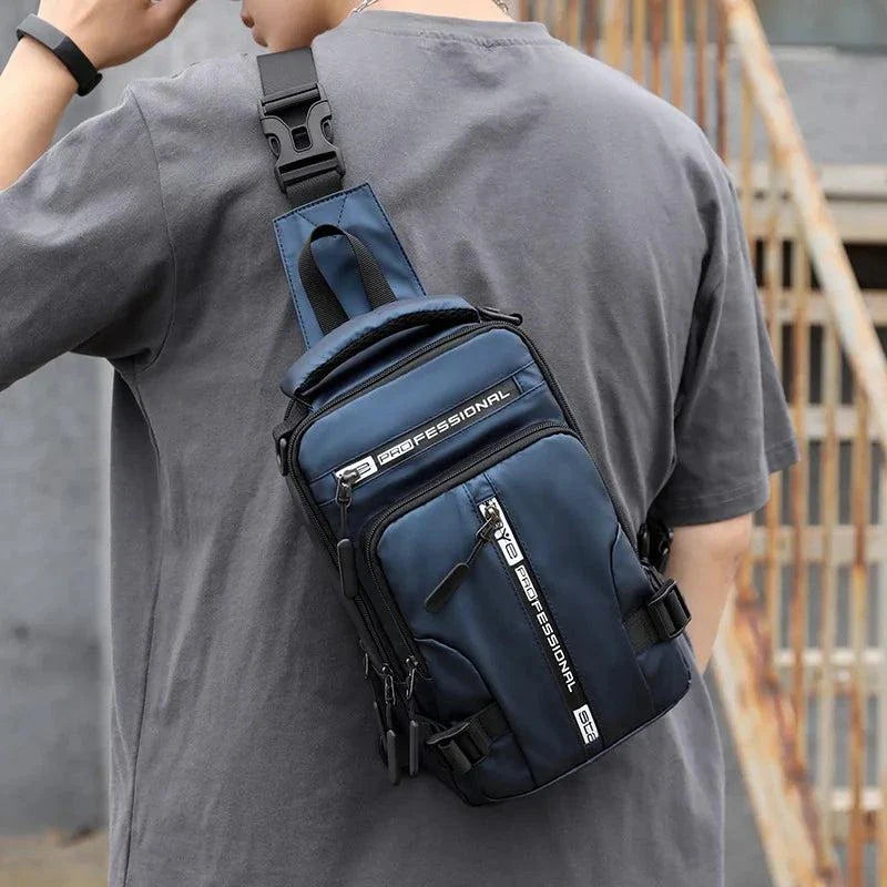 Men Chest Bag Waterproof Men Crossbody Bag