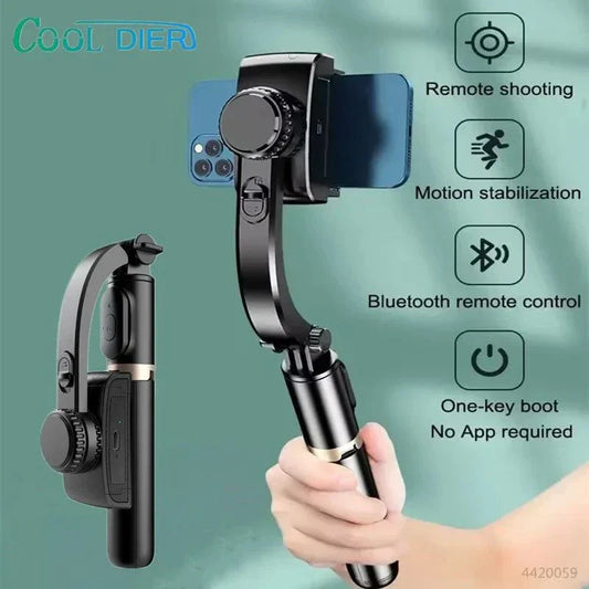 NEW Phone Gimbal stabilizer Wireless Bluetooth selfie stick tripod