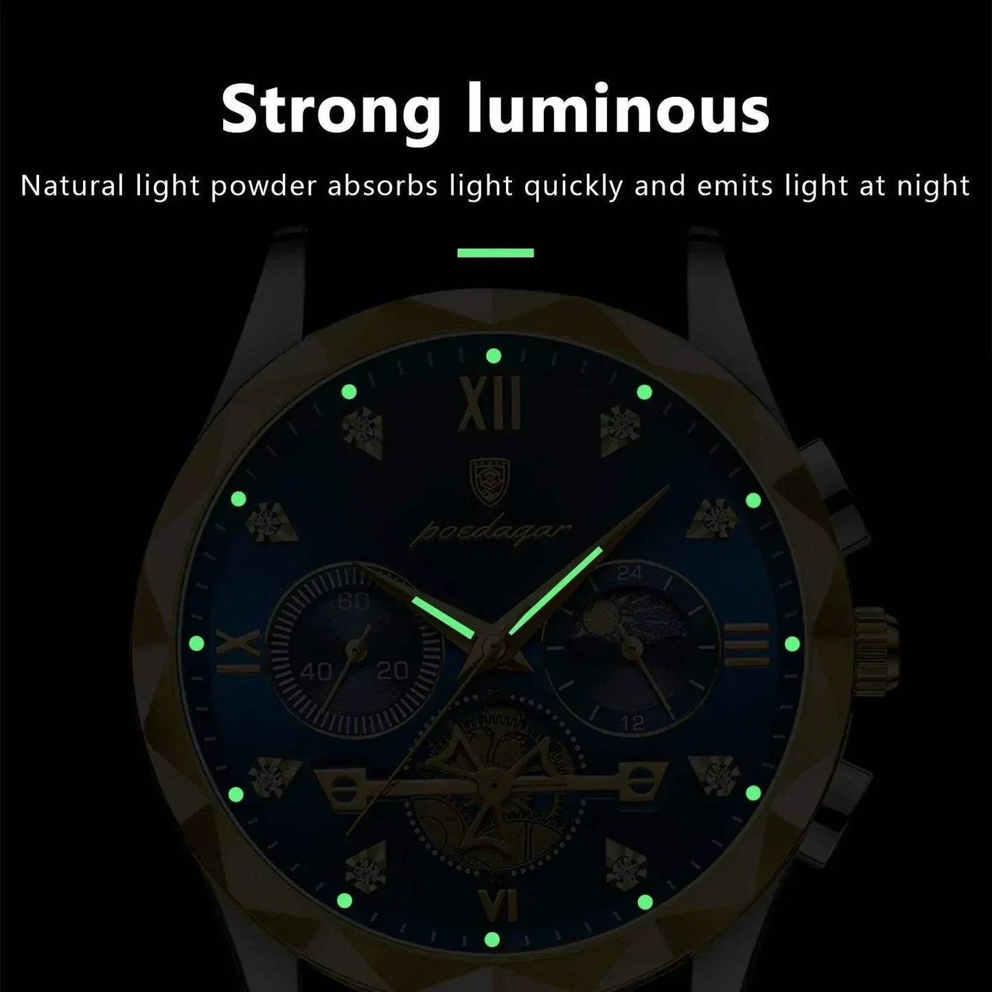 Luxury Man Wristwatch Waterproof Watch