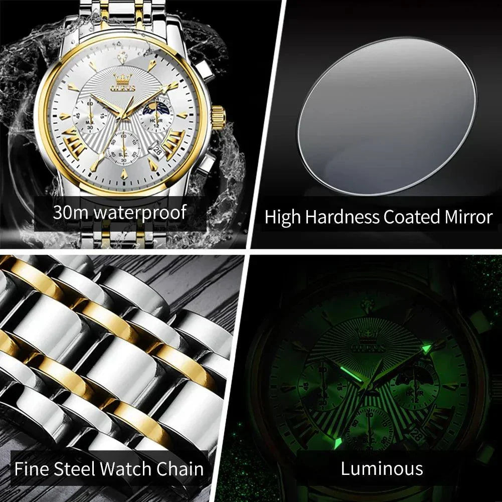 Luxury Brand Quartz Watch for Men