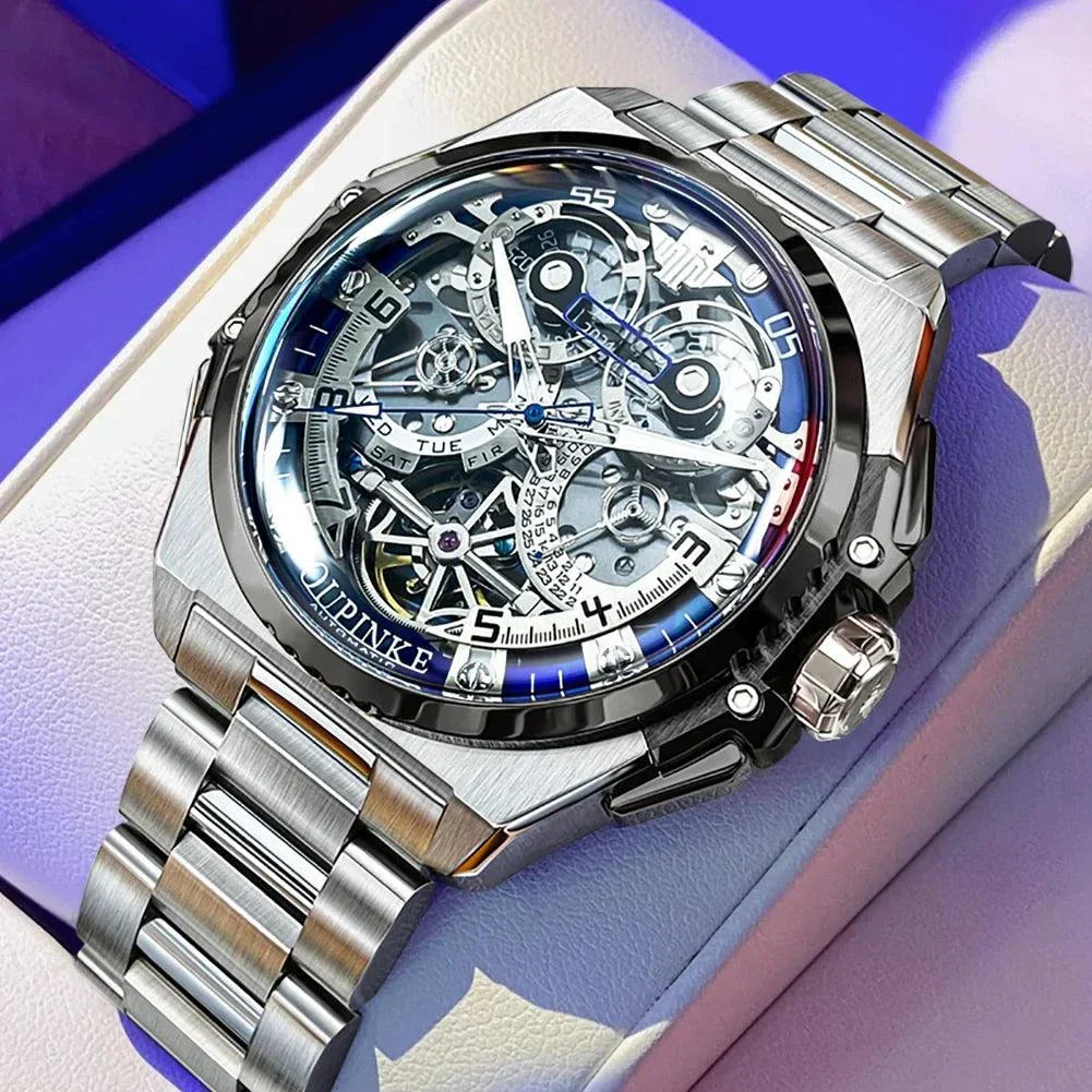 Luxury Man Watch Skeleton Wrist