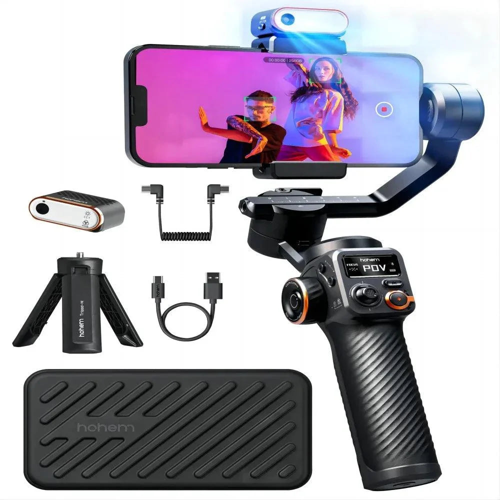 Handheld Gimbal Stabilizer Selfie Tripod for Smartphone