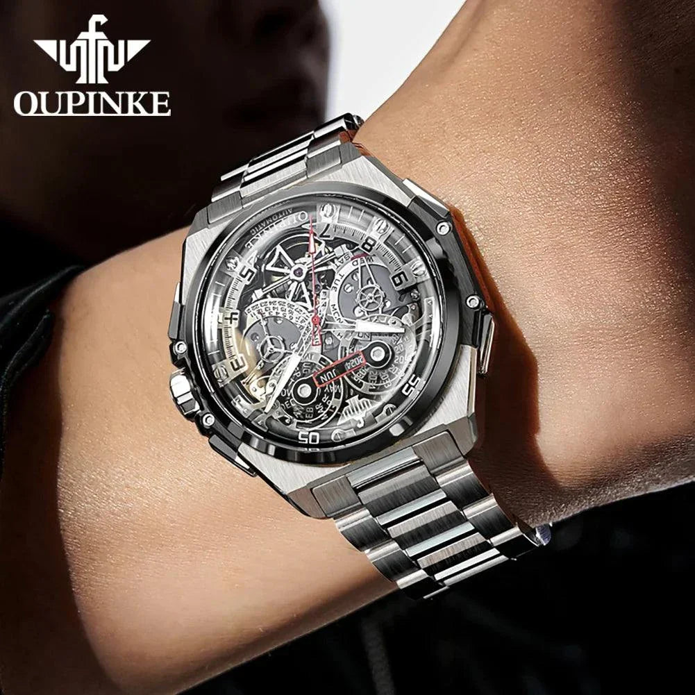 Luxury Man Watch Skeleton Wrist